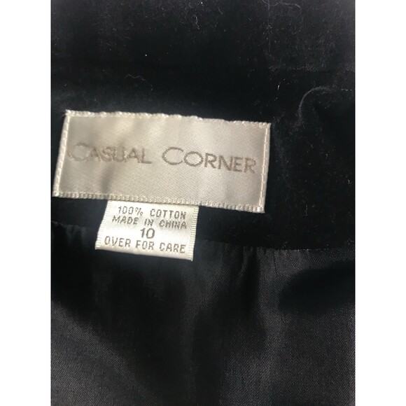 Black Velvet Double Breasted Gold Button Vest Women’s Size 10 - Picture 5 of 10